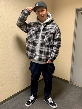 「Beno（ビーノ）のアイテム」を使った、En serio TOKYO officialさん（メンズ・172cm）の冬コーディネート