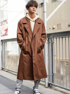 「Beno（ビーノ）のアイテム」を使った、En serio TOKYO officialさん（メンズ・175cm）の冬コーディネート