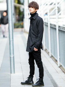 「Beno（ビーノ）のアイテム」を使った、En serio TOKYO officialさん（メンズ・175cm）の冬コーディネート