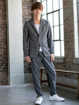 「Beno（ビーノ）のアイテム」を使った、En serio TOKYO officialさん（メンズ・175cm）の春コーディネート