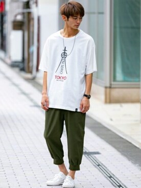 「En serio TOKYO（エンソリオトーキョー）のアイテム」を使った、En serio TOKYO officialさん（メンズ・175cm）の夏コーディネート