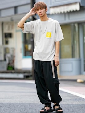 「En serio TOKYO（エンソリオトーキョー）のアイテム」を使った、En serio TOKYO officialさん（メンズ・175cm）の夏コーディネート