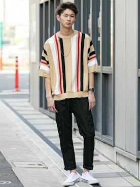 「En serio TOKYO（エンソリオトーキョー）のアイテム」を使った、En serio TOKYO officialさん（メンズ・175cm）の夏コーディネート