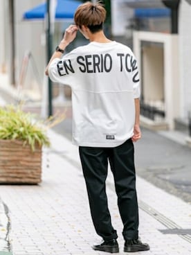 En serio TOKYO officialさん（メンズ・175cm）の夏コーディネート