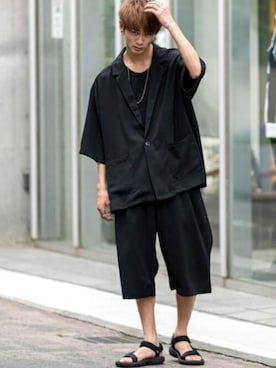 「Beno（ビーノ）のアイテム」を使った、En serio TOKYO officialさん（メンズ・175cm）の夏コーディネート