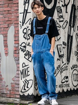 「アイテム（オールインワン・サロペット）」を使った、En serio TOKYO officialさん（メンズ・175cm）の夏コーディネート