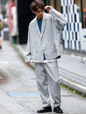 「Beno（ビーノ）のアイテム」を使った、En serio TOKYO officialさん（メンズ・175cm）の夏コーディネート