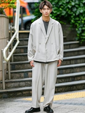 「Beno（ビーノ）のアイテム」を使った、En serio TOKYO officialさん（メンズ・175cm）の夏コーディネート