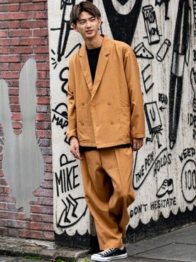 「Beno（ビーノ）のアイテム」を使った、En serio TOKYO officialさん（メンズ・175cm）の夏コーディネート