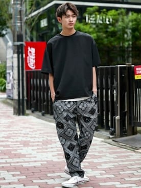 En serio TOKYO officialさん（メンズ・175cm）の夏コーディネート