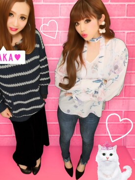 ちゃんあー。さん（レディース・151cm）の春コーディネート