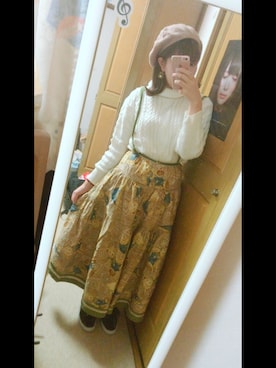 「Nile PERCH（ナイルパーチ）のアイテム（アクセサリー）」を使った、みずみんさん（レディース・162cm）の秋コーディネート