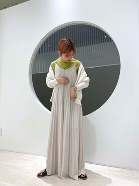 「KBF+（ケービーエフプラス）のアイテム（トップス）」を使った、ぶくろさん（レディース・150cm）の春コーディネート