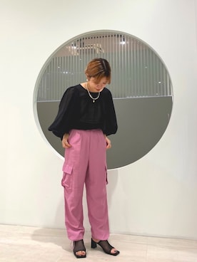 「KBF+（ケービーエフプラス）のアイテム」を使った、ぶくろさん（レディース・150cm）の夏コーディネート