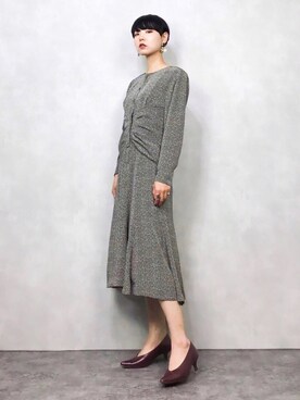 「二次会」｜「アイテム（その他）」を使った、COLLENTE(ambi)さん（レディース・160cm）の秋コーディネート