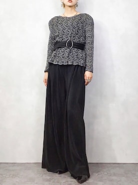 「二次会」｜「アイテム（その他）」を使った、COLLENTE(ambi)さん（レディース・160cm）の春コーディネート