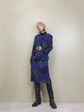「KENZO」｜「アイテム（ワンピース/ドレス）」を使った、COLLENTE(ambi)さん（レディース・160cm）の秋コーディネート
