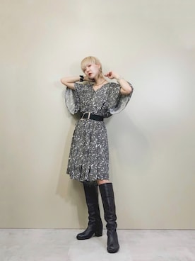 「TOGA PULLA（トーガ　プルラ）のアイテム（ブレスレット）」を使った、COLLENTE(ambi)さん（レディース・160cm）の春コーディネート