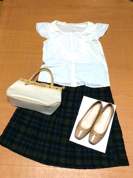 「innowave（イノウェーブ）のアイテム」を使った、リサさん（レディース・156cm）の夏コーディネート