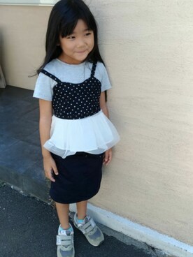 sora☆さん（キッズ・110cm）の夏コーディネート