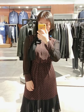 「Selected   （-）のアイテム」を使った、惠さん（レディース・158cm）の春コーディネート