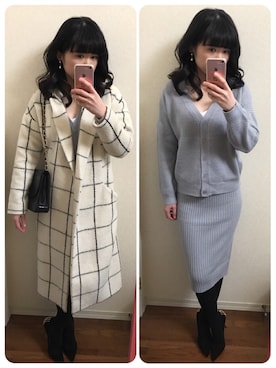 「chanel」｜「アイテム（チェスターコート）」を使った、a.n.さん（レディース・160cm）の冬コーディネート