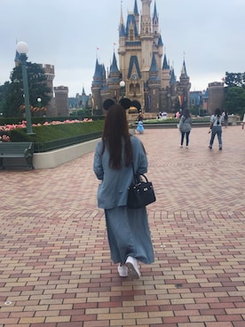 「ディズニーコーデ」｜♡ひろみん♡さん（レディース・155cm）の春コーディネート