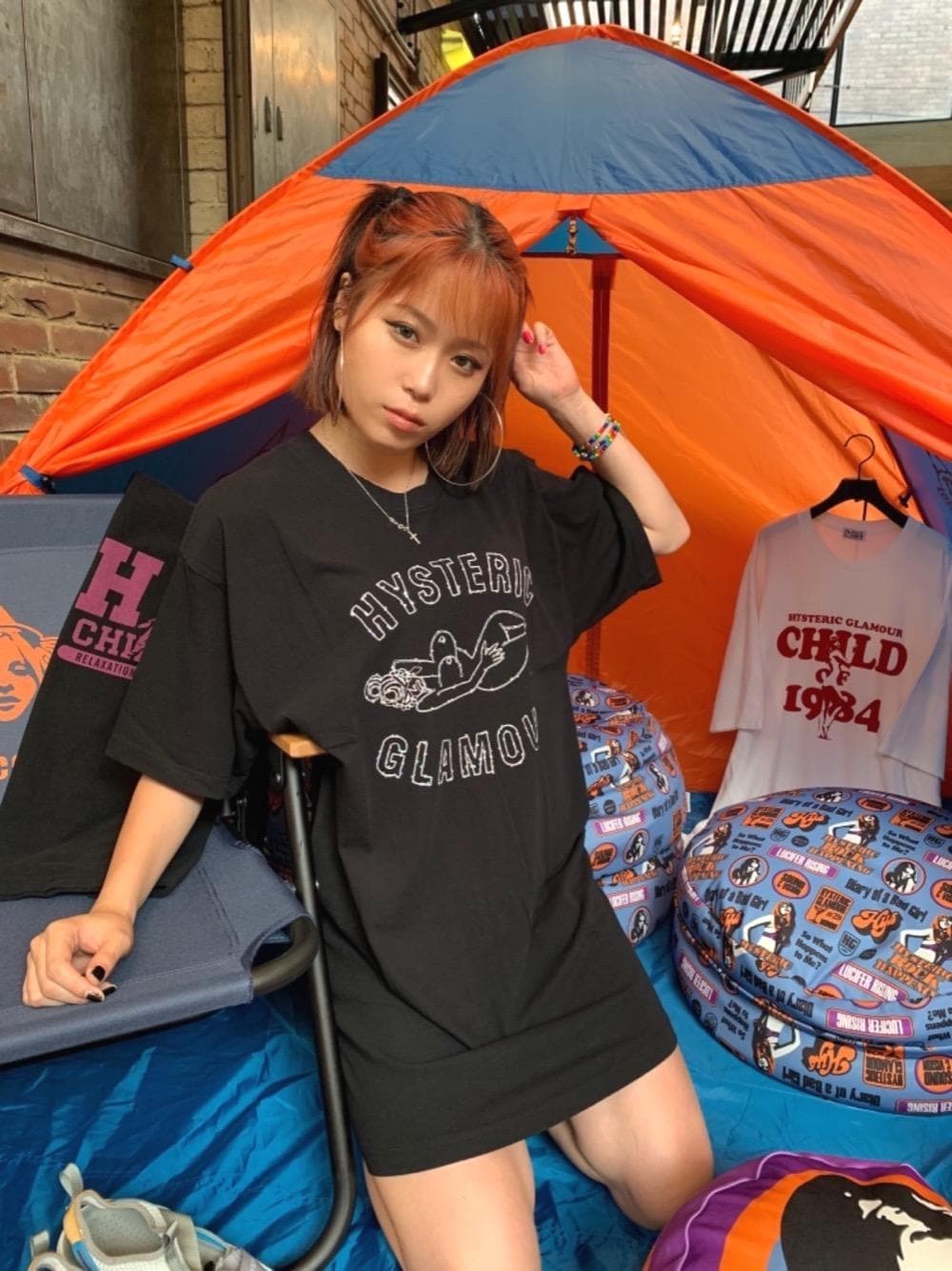 ヒステリックグラマー　ワンピース　刺繍 MISS HYSTERIC刺繍 HYSTERIC GLAMOUR（ヒステリックグラマー）の「MISS HYSTERIC