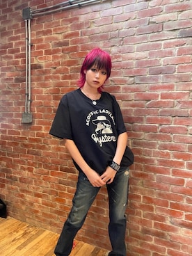 「70'sコーデ」｜「アイテム（アクセサリー）」を使った、ありなさん（レディース・173cm）の夏コーディネート