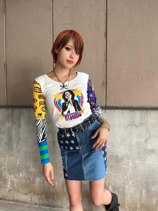 HYSTERIC GLAMOUR（ヒステリックグラマー）の「STAR柄スクラッチ A