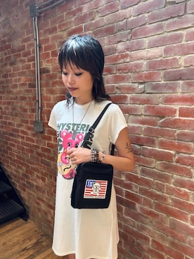 「らふこーで」｜「アイテム（ワンピース/ドレス）」を使った、ありなさん（レディース・173cm）の夏コーディネート