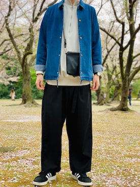 「平成最後のWEARISTAセンバツ」｜「アイテム（デニムジャケット）」を使った、ユーキ☆ﾐさん（メンズ・168cm）の春コーディネート