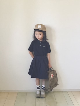 「LACOSTE（ラコステ）のアイテム」を使った、バニージョイ☆さん（キッズ・110cm）の夏コーディネート