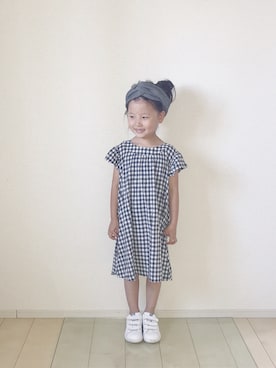 「ベルクロ」｜「アイテム（ワンピース/ドレス）」を使った、バニージョイ☆さん（キッズ・110cm）の夏コーディネート