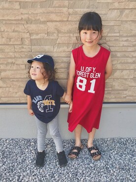 バニージョイ☆さん（キッズ・110cm）の夏コーディネート