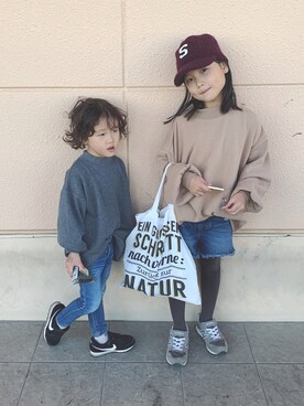 バニージョイ☆さん（キッズ・120cm）の秋コーディネート