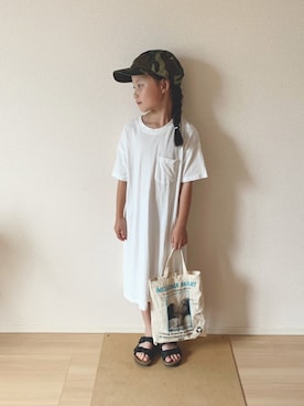 「JOURNAL STANDARD（ジャーナルスタンダード）のアイテム」を使った、バニージョイ☆さん（キッズ・125cm）の夏コーディネート