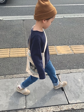 「JOURNAL STANDARD（ジャーナルスタンダード）のアイテム」を使った、バニージョイ☆さん（キッズ・110cm）の春コーディネート