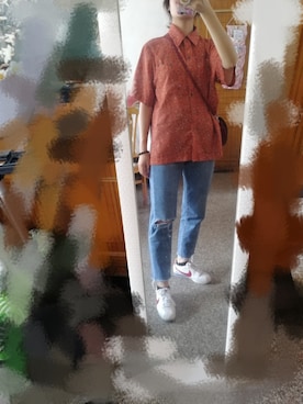 「ONLY（オンリー）のアイテム（パンツ）」を使った、元气少女蒋同学さん（レディース・162cm）の秋コーディネート