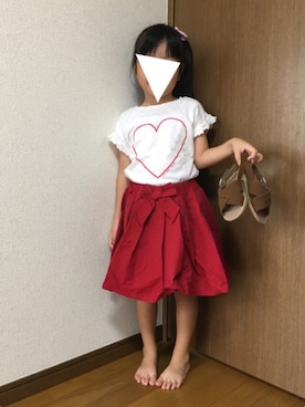 hinaさん（キッズ・100cm）の夏コーディネート