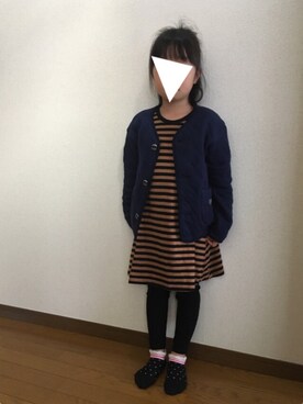 hinaさん（キッズ・110cm）の秋コーディネート