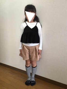 hinaさん（キッズ・110cm）の秋コーディネート
