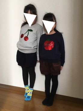 hinaさん（キッズ・110cm）の冬コーディネート