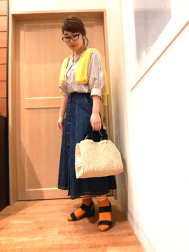 愛さん（レディース・164cm）の春コーディネート