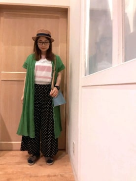 愛さん（レディース・164cm）の夏コーディネート