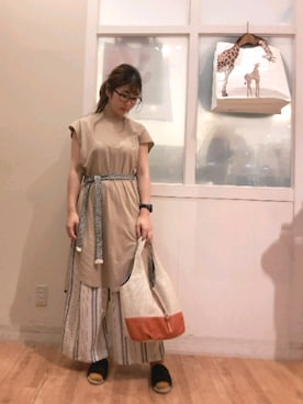 愛さん（レディース・164cm）の夏コーディネート