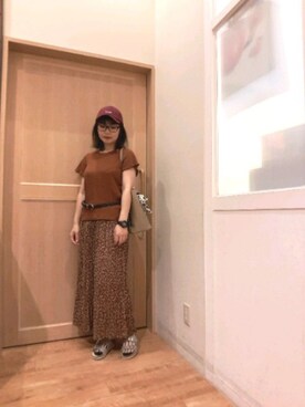 「DRESKIP（ドレスキップ）のアイテム（キャップ）」を使った、Maaaaachanさん（レディース・164cm）の夏コーディネート
