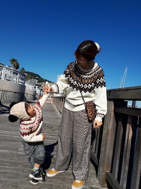 愛さん(キッズ・100cm)の冬コーディネート