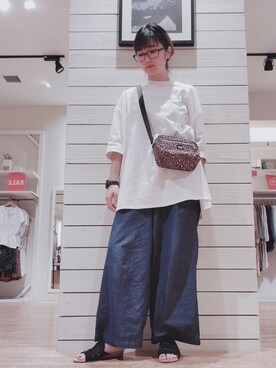 愛さん（レディース・164cm）の夏コーディネート