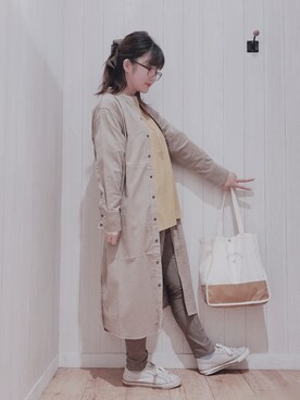 「ラブアンドピース2020」｜「アイテム（アクセサリー）」を使った、Maaaaachanさん（レディース・164cm）の秋コーディネート